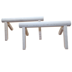 Parallettes / Liegestützgriffe aus Holz – mittel