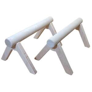 Parallettes / Liegestützgriffe aus Holz – mittel